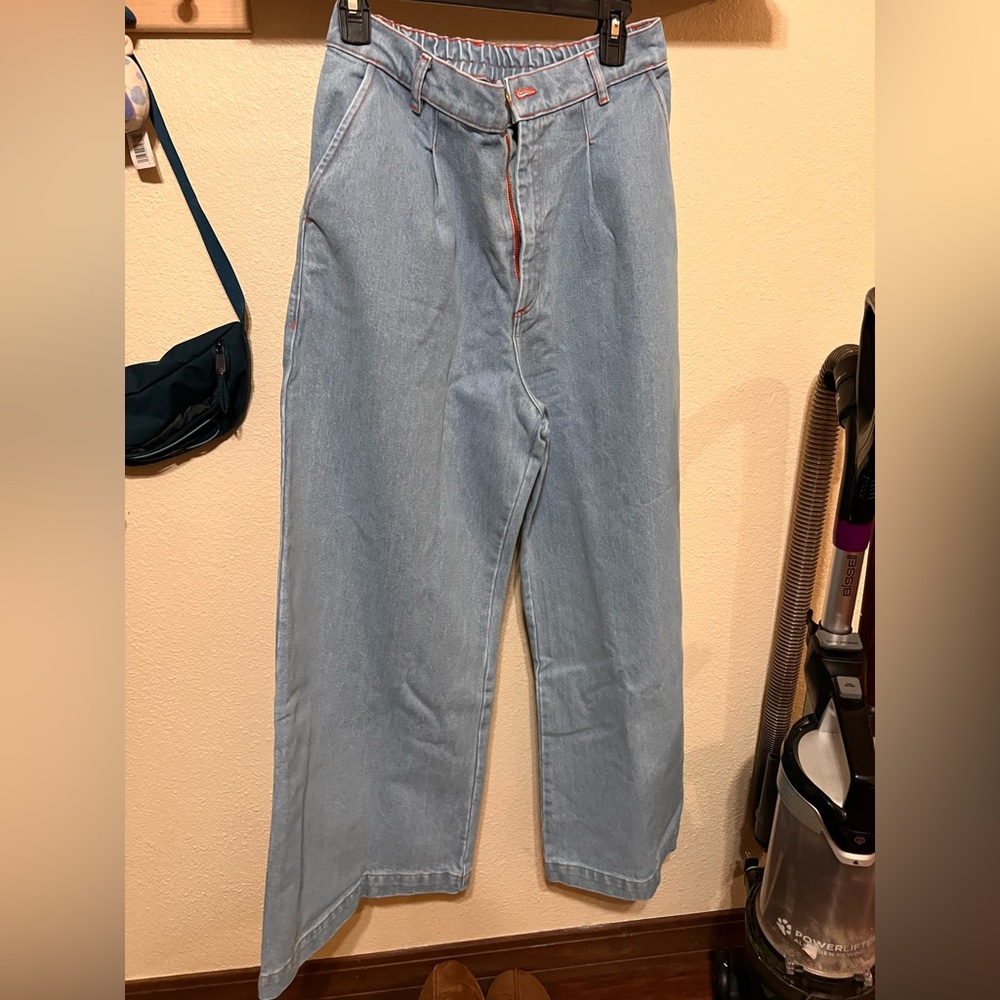 Wide leg trousers big bud press drop waist